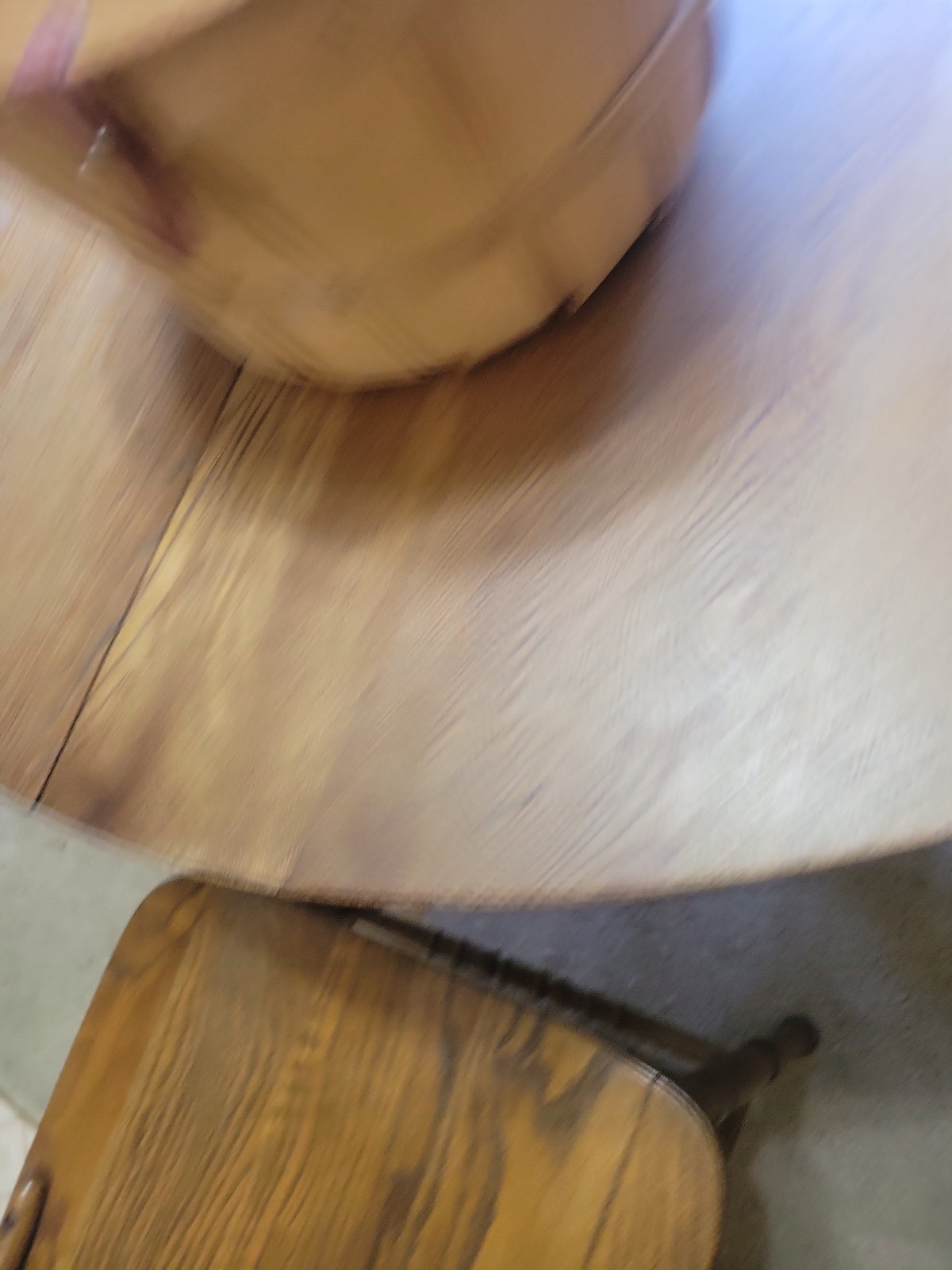 Double Hinged Wooden Basket
