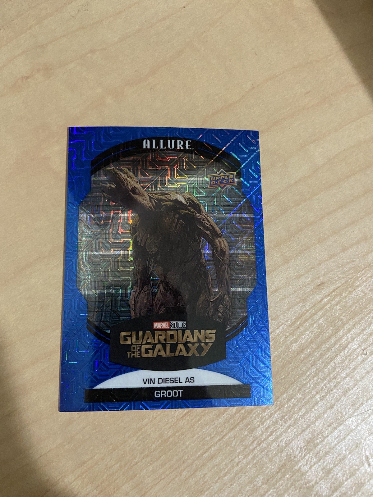 2022 Marvel Allure Blue Line Vin Diesel As Groot /35 #32 Guardians Of The Galaxy