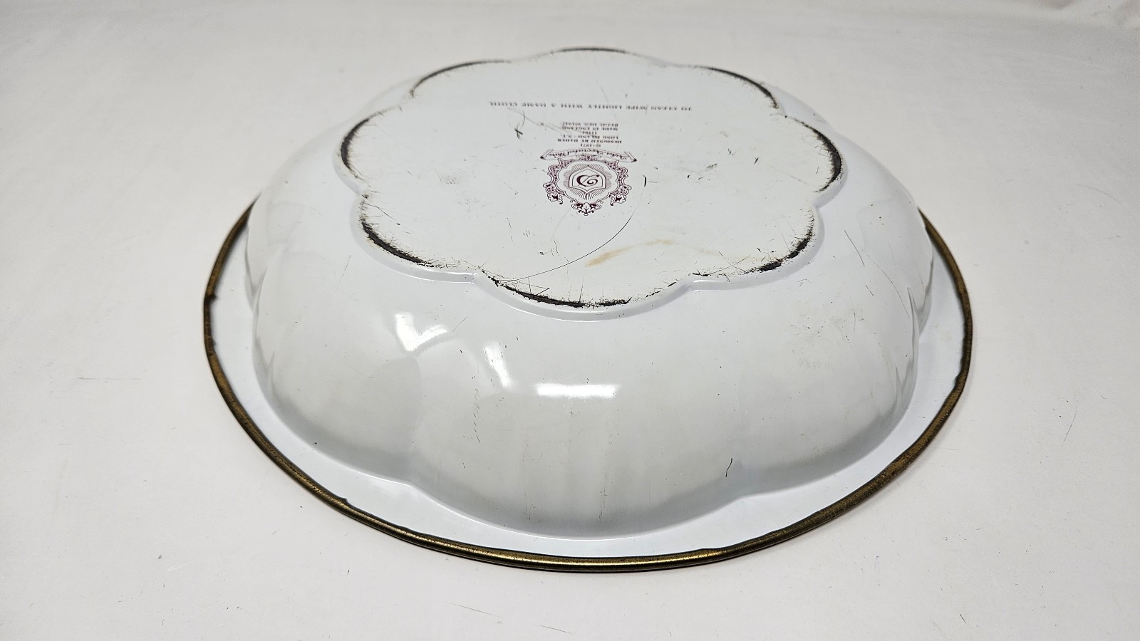 Vintage 1971 Daher Decorated Ware Floral Tin Round Tray Made in England # 951942