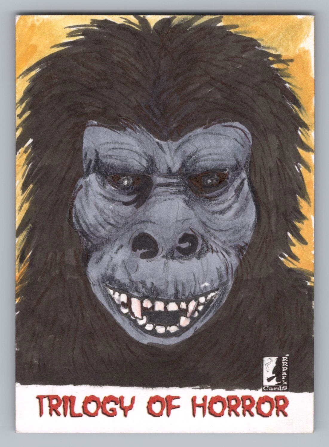 Psycho Ape Series 2 Trading Cards. Artist Varon Moreno Sketch Card. RRParks 2025