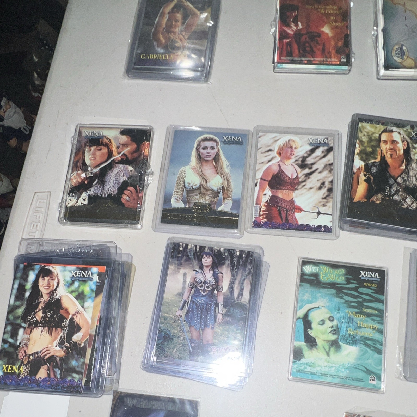 Xena: Warrior Princess & Hercules Lot of over 100 cards &Sets in excellent shape