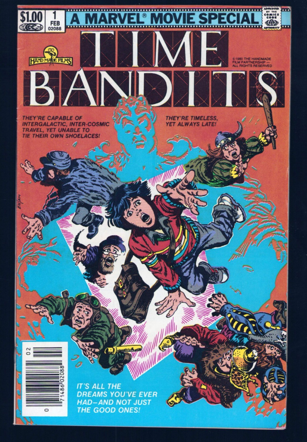 Time Bandits – Ed Hannigan & Al Milgrom Cover. Key issue (7.5) 1982