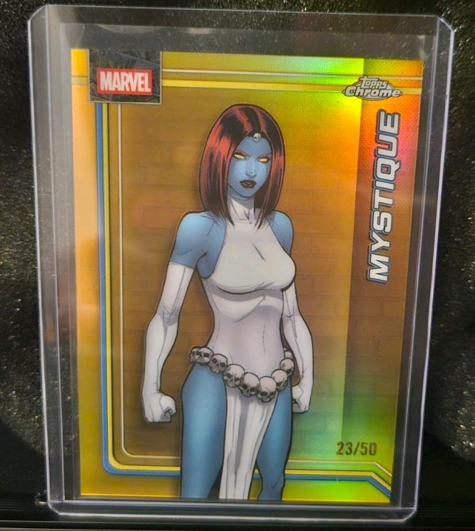2026 Topps Chrome Marvel Gold /50 Refractor Mystique