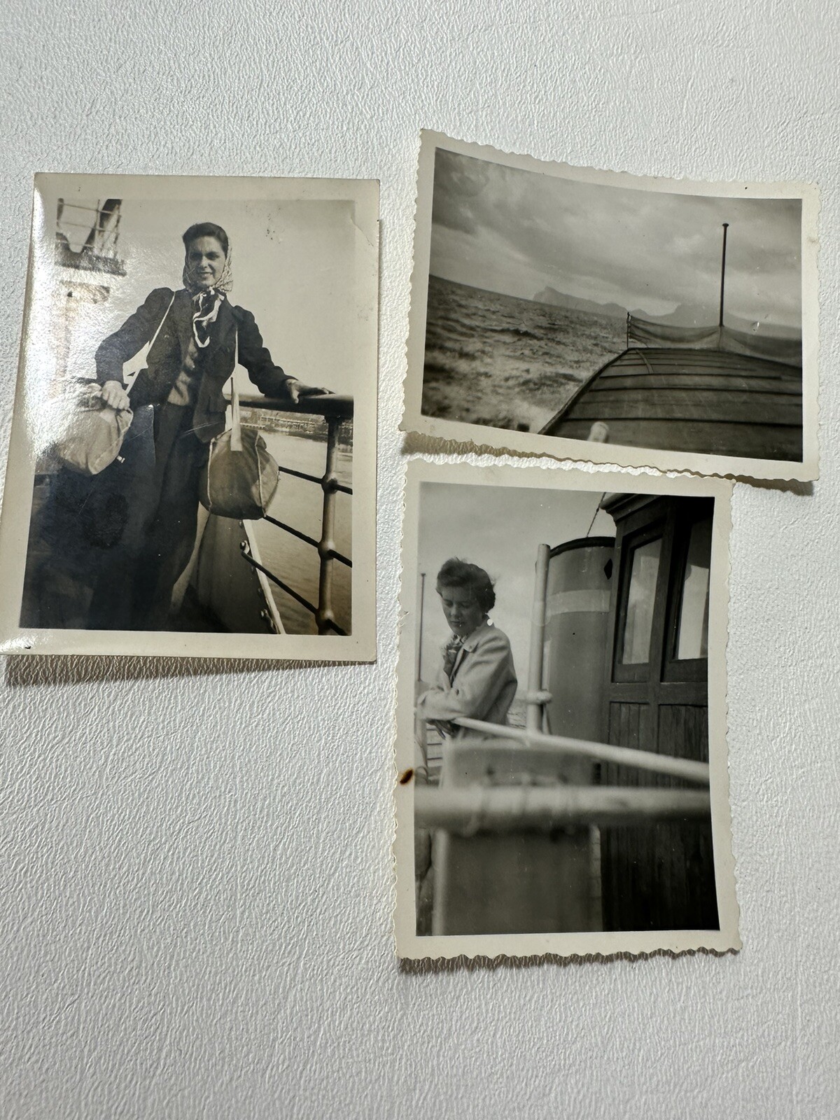 3 Vtg Black And White Photograph Photo Picture Cruising