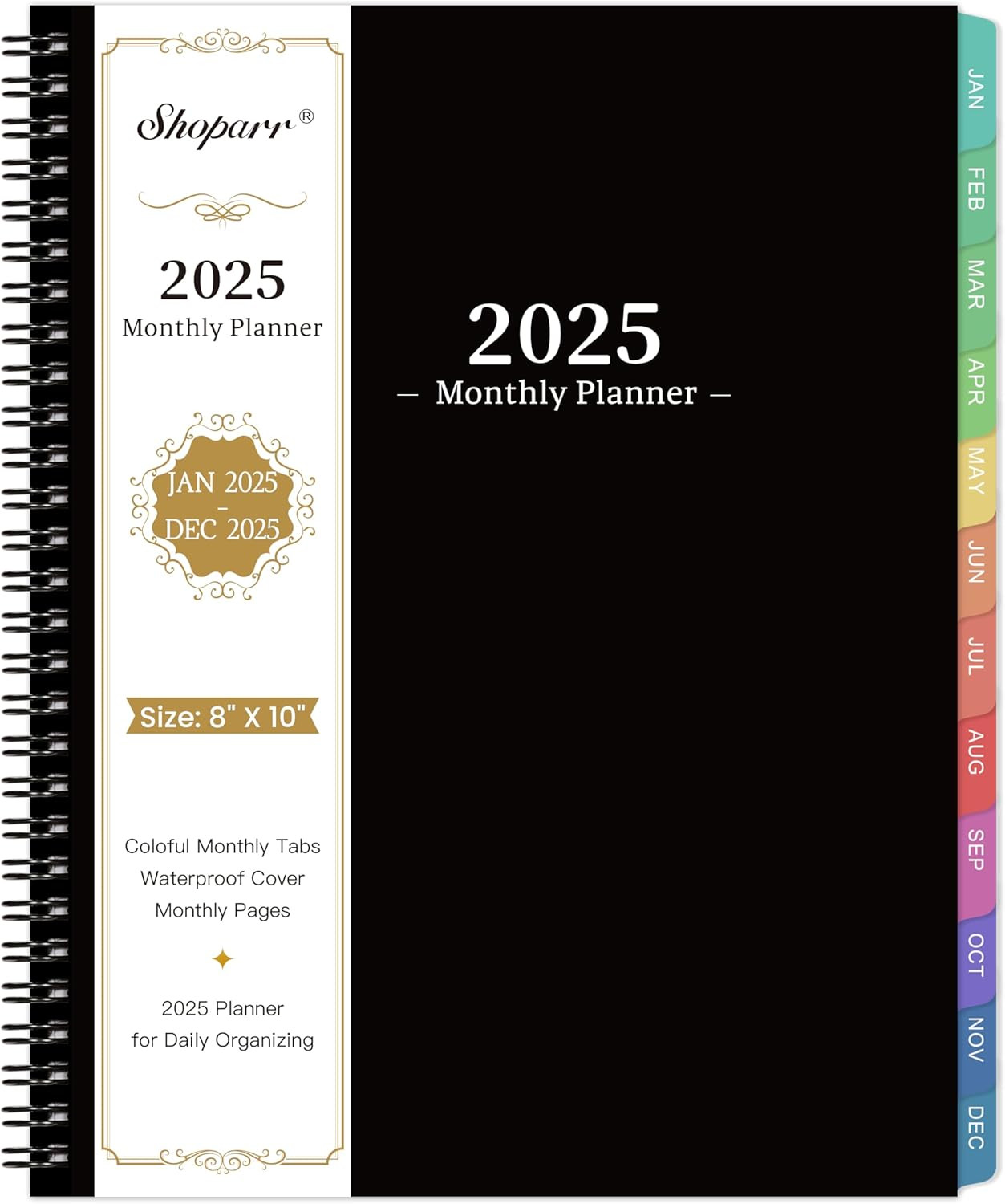 2025 Monthly Planner/Calendar – JAN-DEC 2025 Monthly Planner, Planner with Color