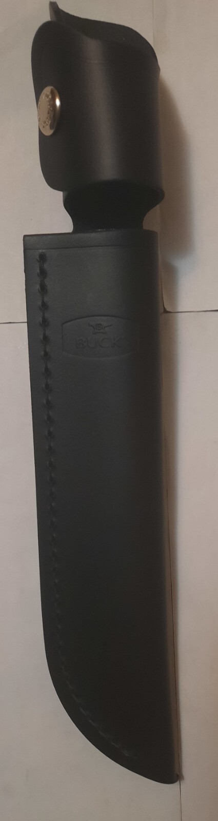 Sheath Black Leather Fits Buck 120 General All Versions BU120S For 7 3/8″ Blades