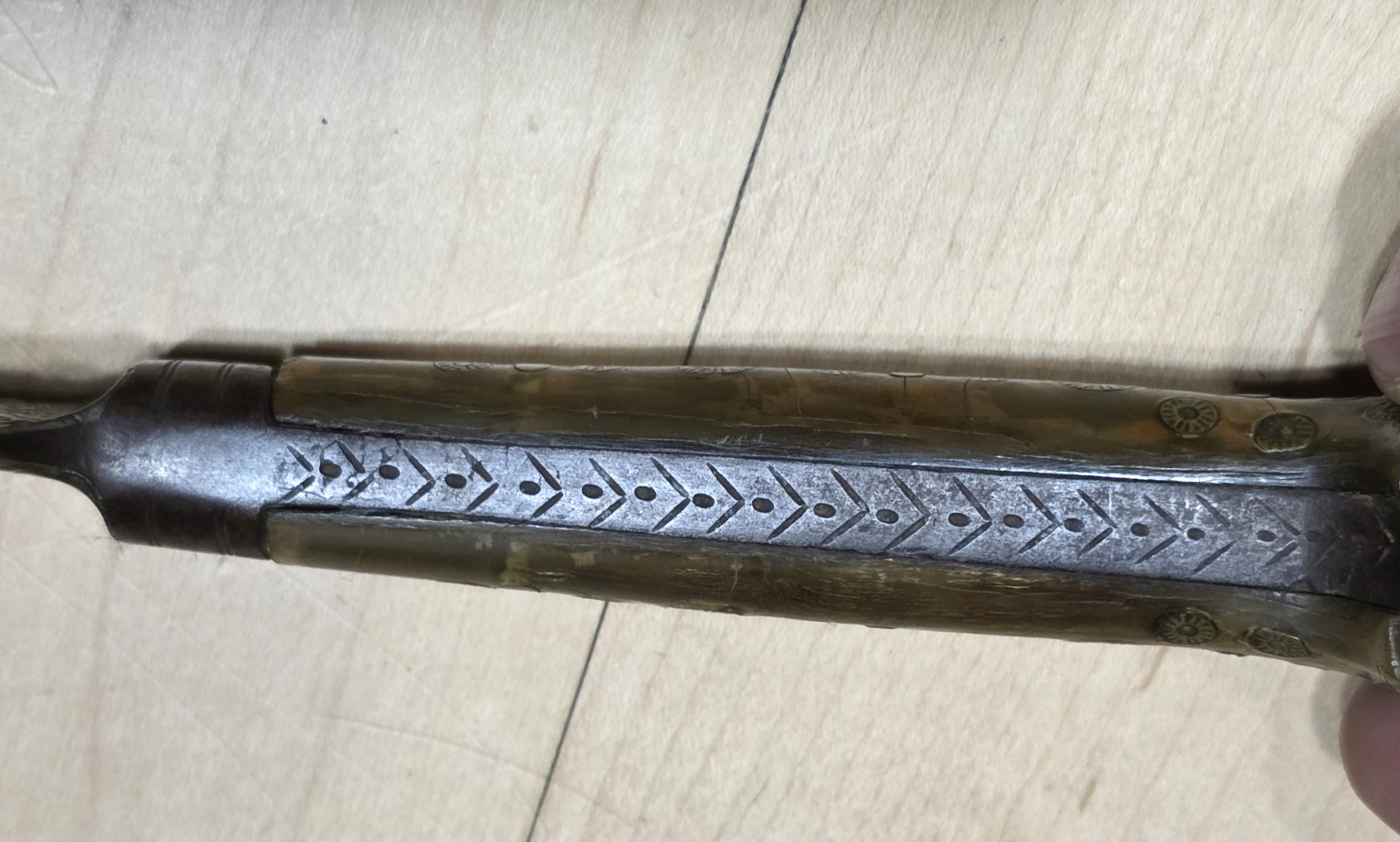 Rare Ottoman Turkish Yataghan Sword – Signed Y.F SHYTH Imperial Unit Khedivate