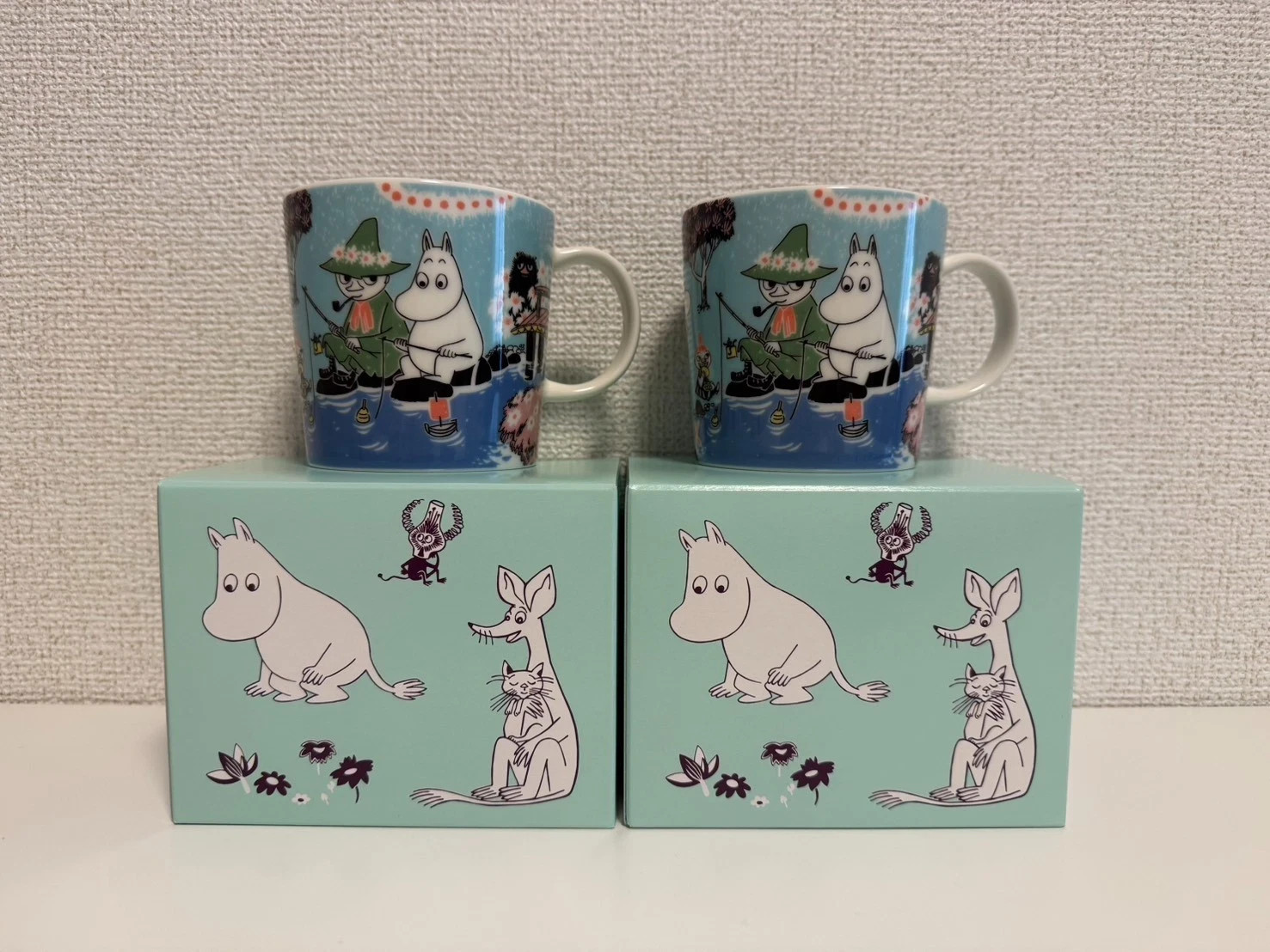 Set of 2 Moomin ARABIA 2026 SIMPLE JOY Mug Japan Limited New in Box