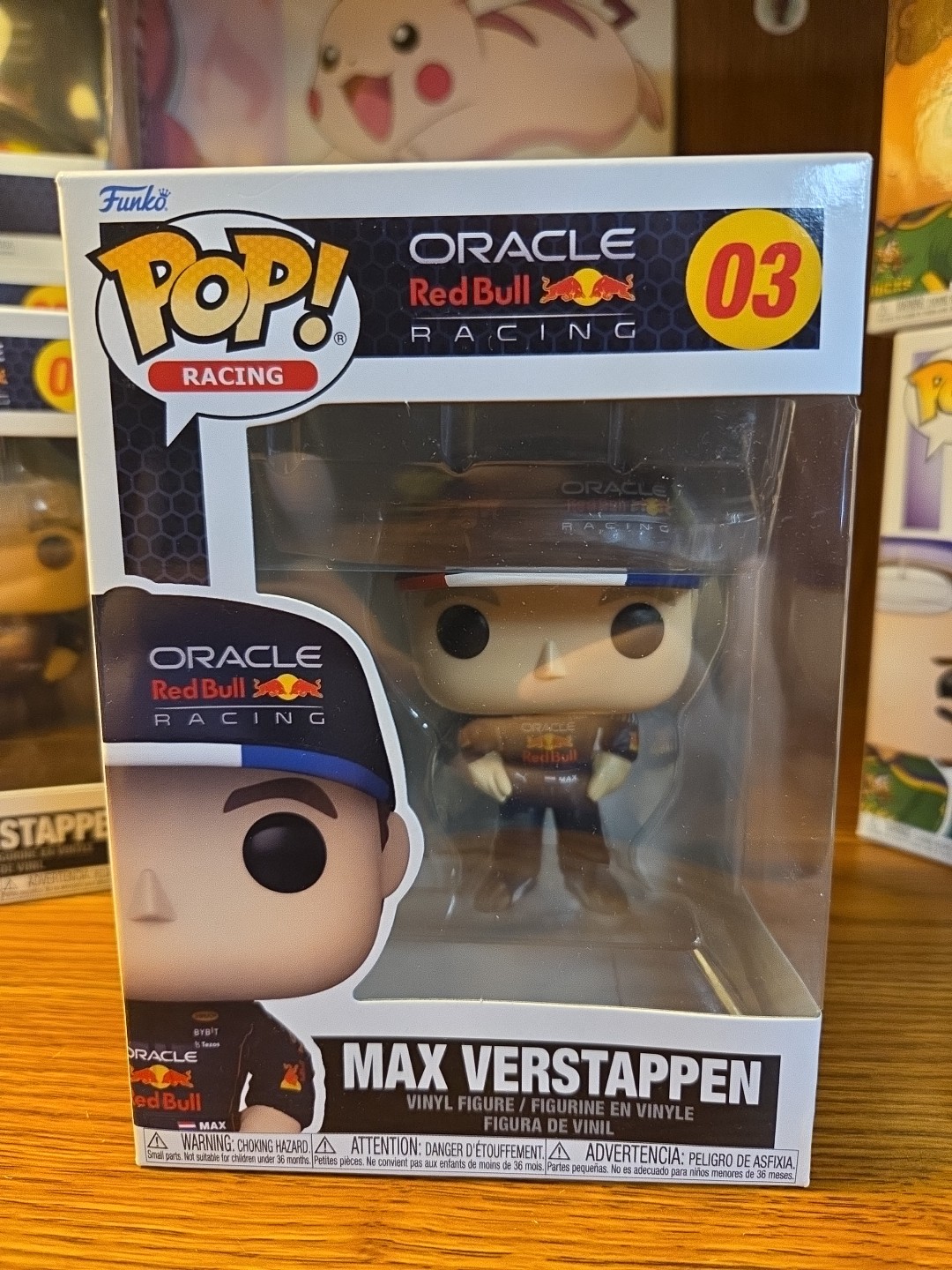 Funko Pop! Vinyl: Oracle Red Bull Racing – Max Verstappen #3