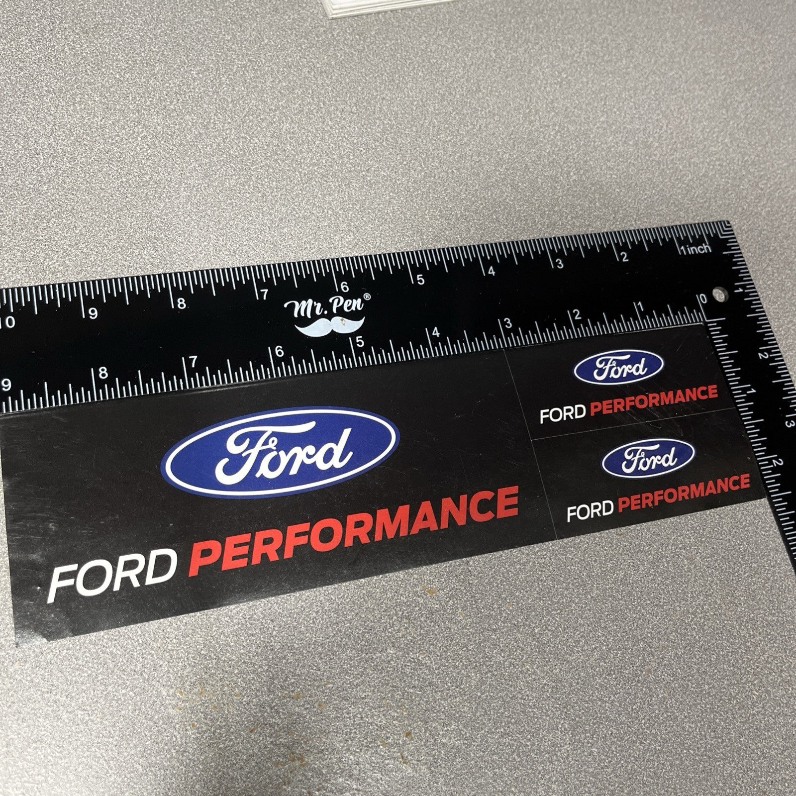 Ford Performance Racing Decal Sticker Sheet (3 Stickers Per Sheet)