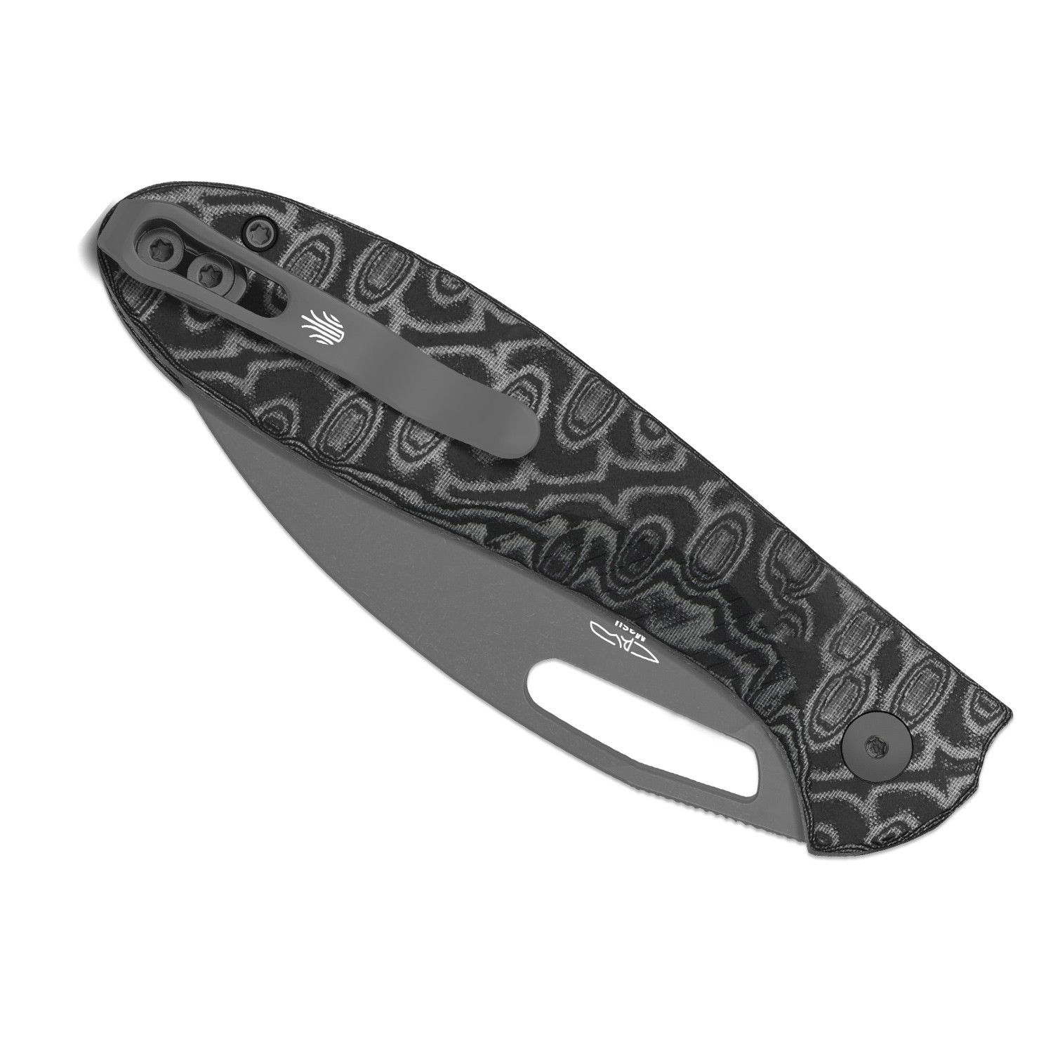 Kizer Masu EDC Folding Pocket Knife 14C28N Blade MicartaHandle V3697A2