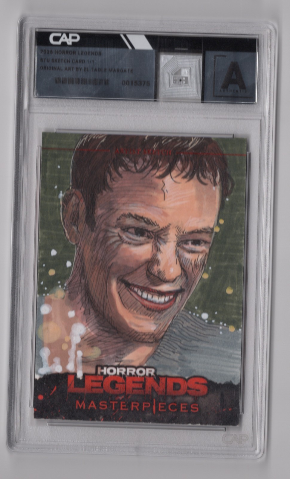 Stu Ghostface 2026 Horror Legends Masterpieces Series 2 Sketch Margate 1/1