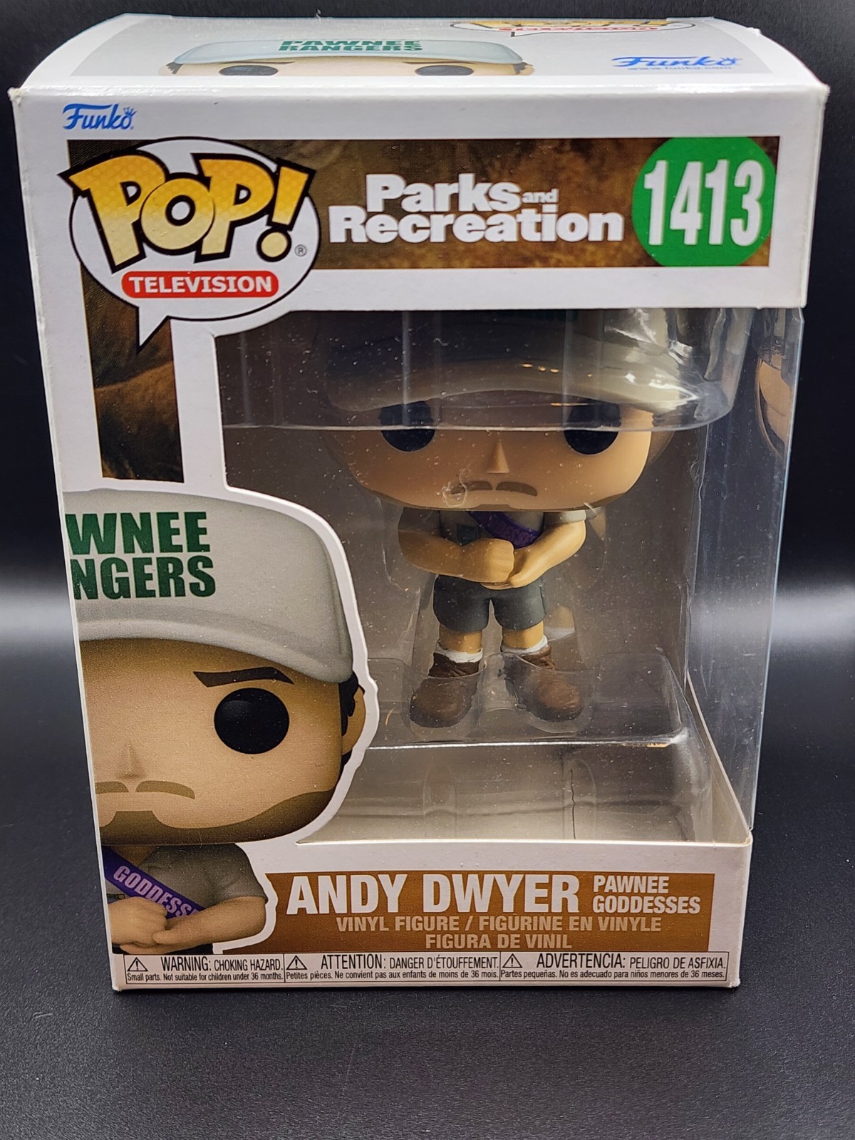 Funko Pop! Parks and Recreation Andy Dwyer Pawnee Goddesses #1413