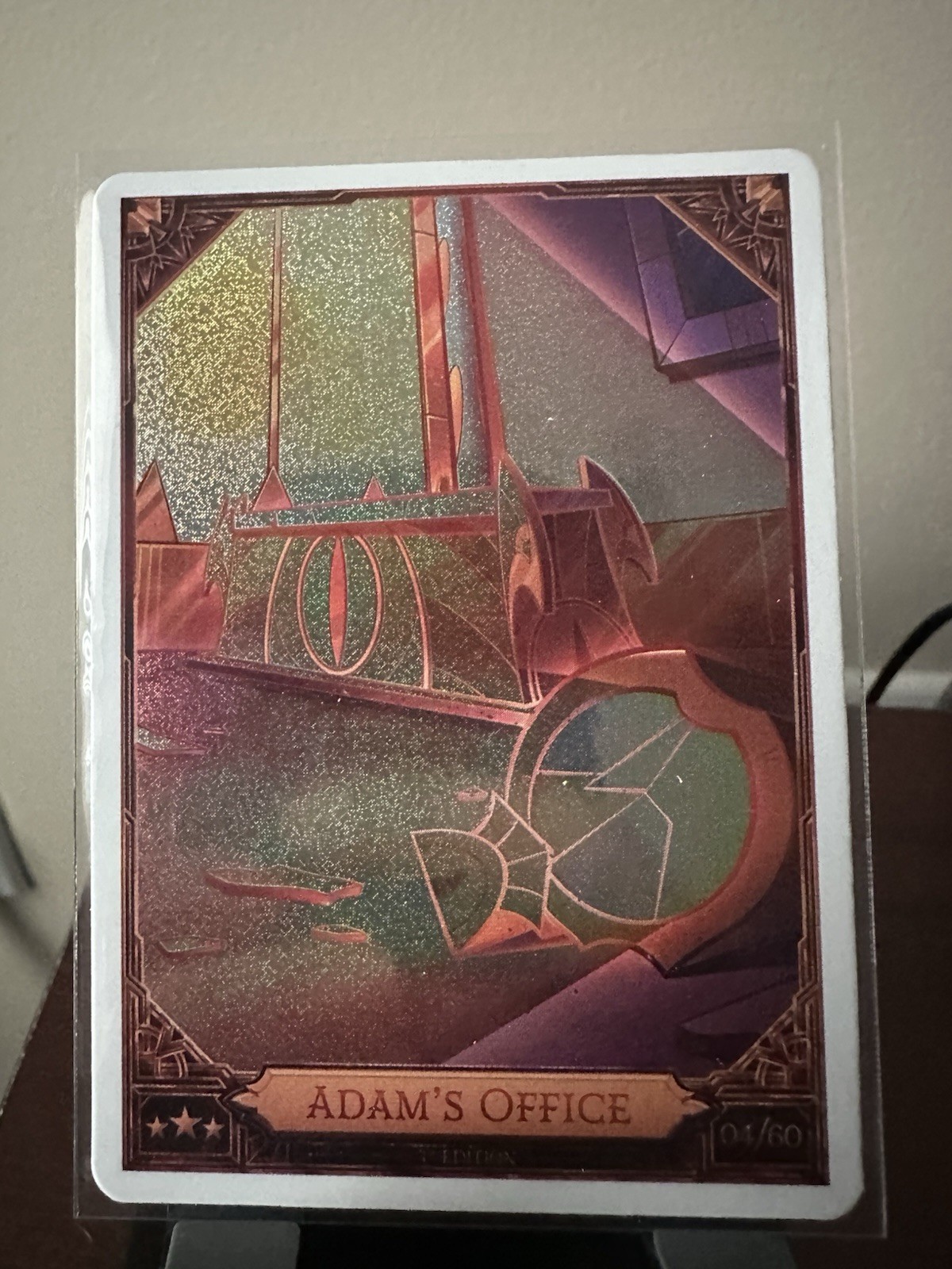 Hazbin Hotel Season 2 1st Ed Adam’s Office 04/60 Rare Foil