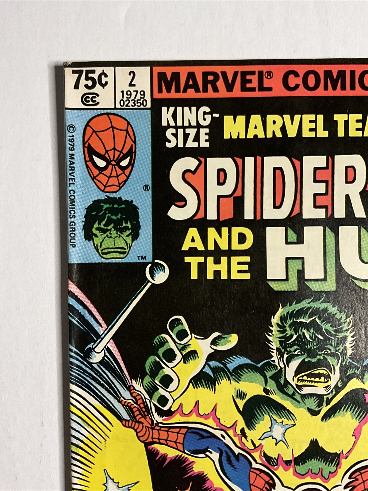 Marvel Team-Up Annual #2 (1979) 7.5 VF Bronze Age Newsstand Spider-Man Hulk