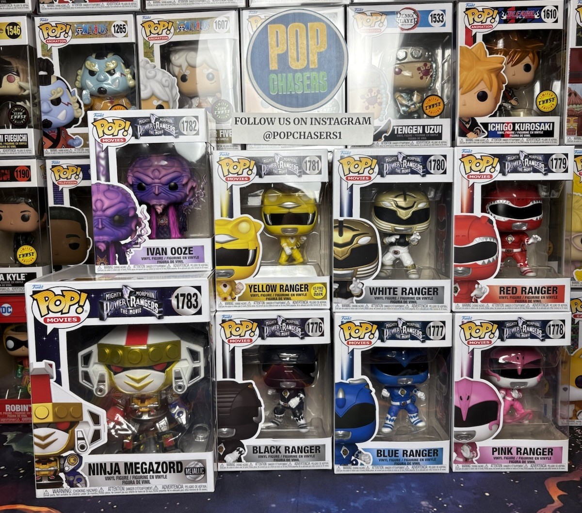 Funko POP! Movies: Mighty Morphin Power Rangers The Movie – 8 Pop Full Set