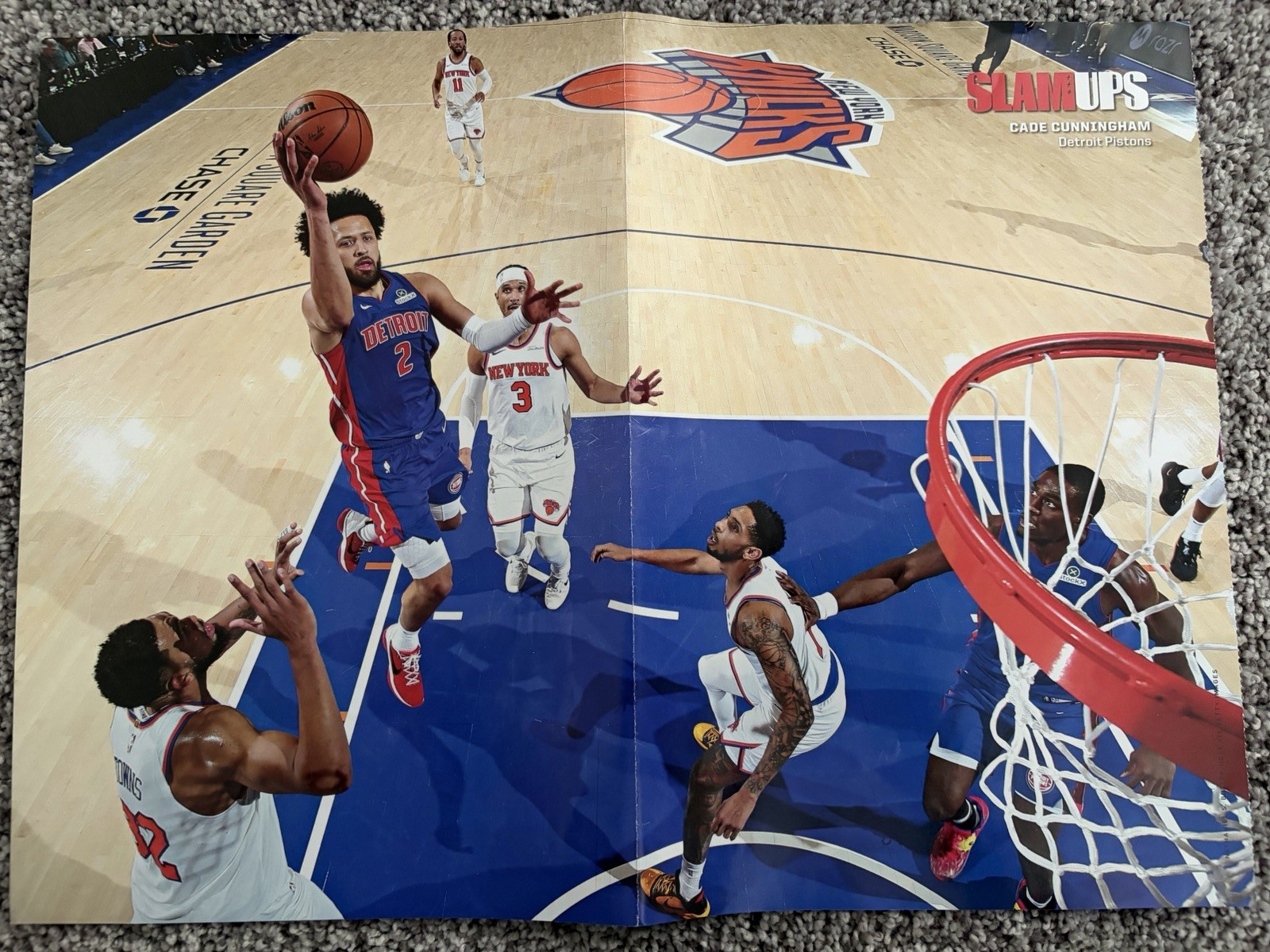 SLAM UPS NBA Basketball Poster Cade Cunningham & Jared McCain