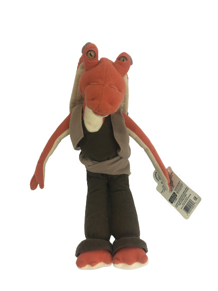 NWT Star Wars Jar Jar Binks Plush Stuffed Animal Toy Applause Vintage 13” 1990s