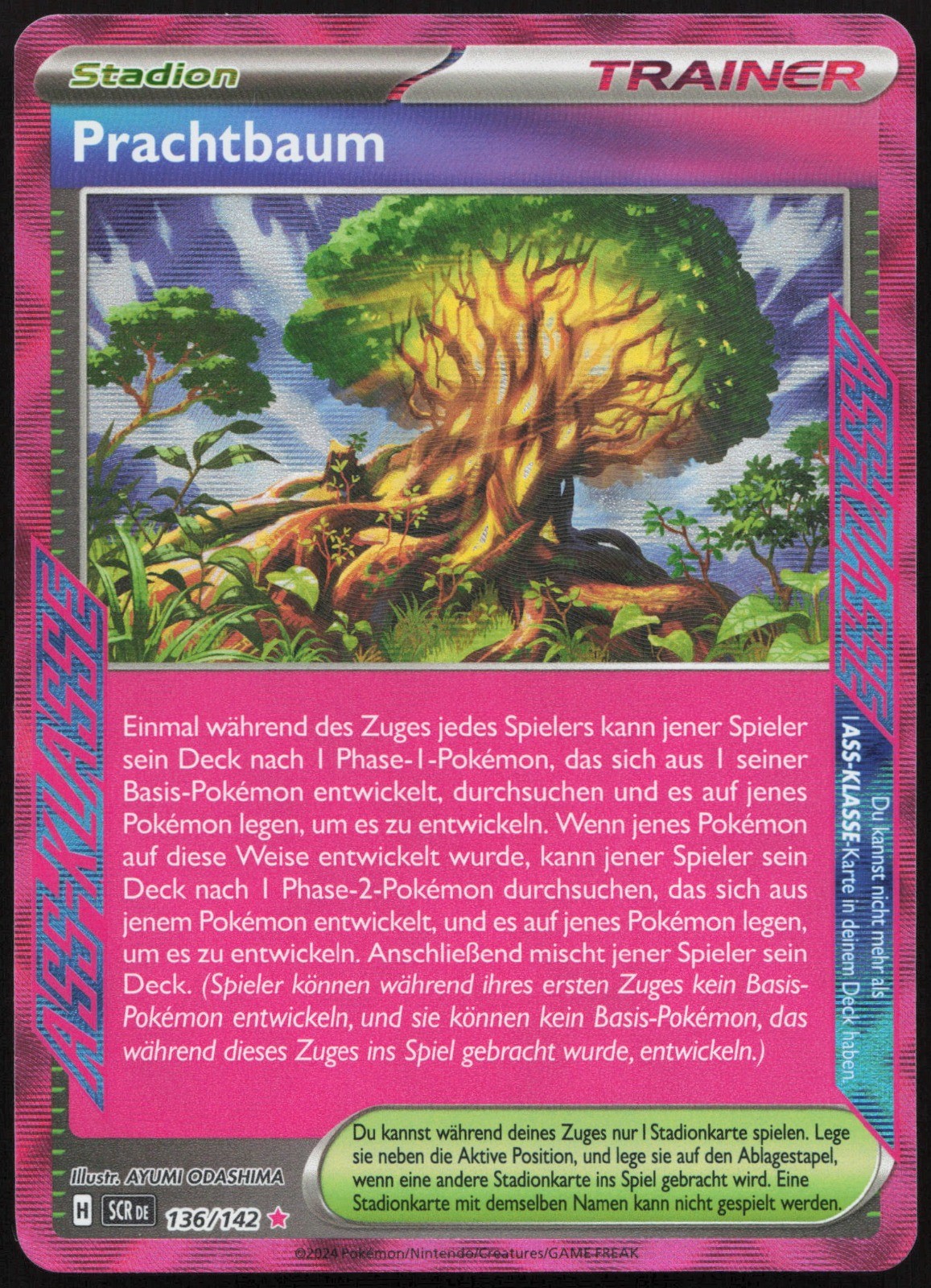 Pokemon Magnificent Tree Ace Class Stellar Crown 136/142 NM DE