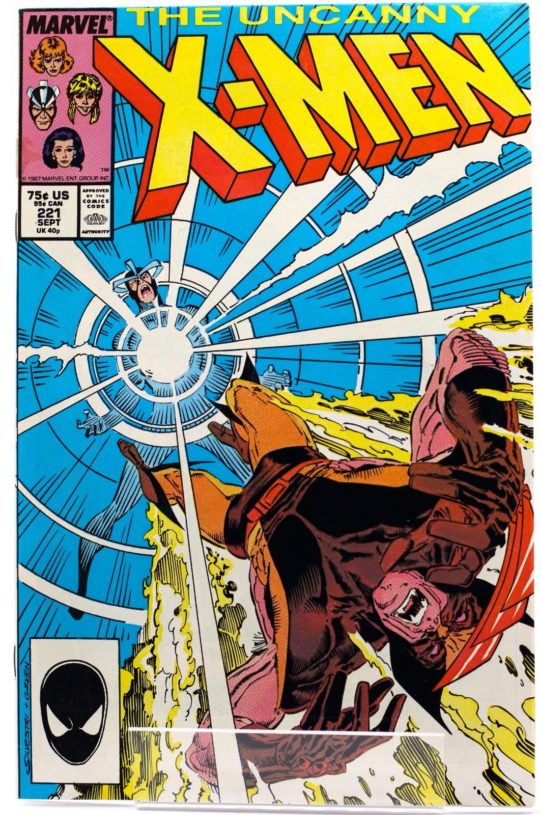 X-MEN #221 • [7.0] • 1987 • Marc Silvestri • MARVEL COMICS • 1st Mr. Sinister