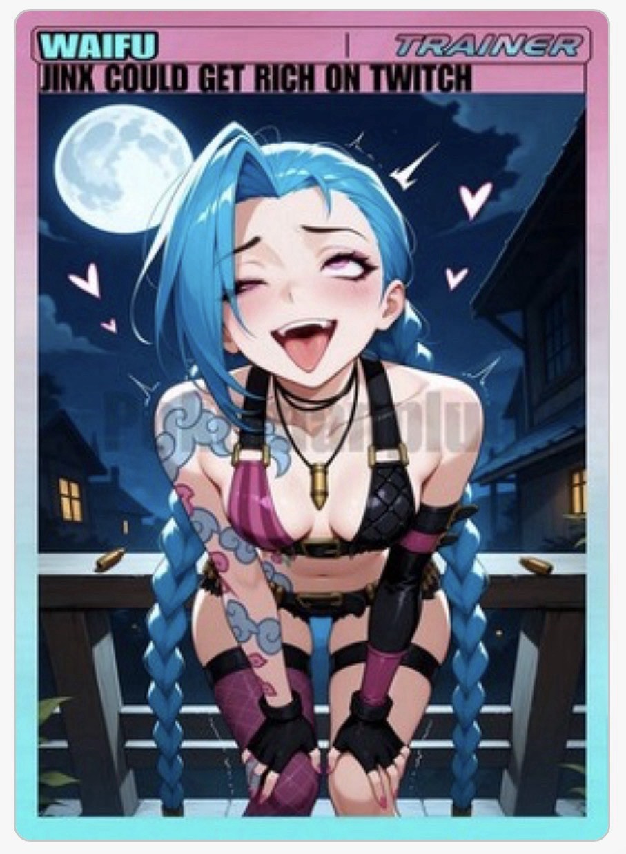 Keys Comics #1 Jinx Rich Cosplay VIRGIN Variant Waifu Card Insert