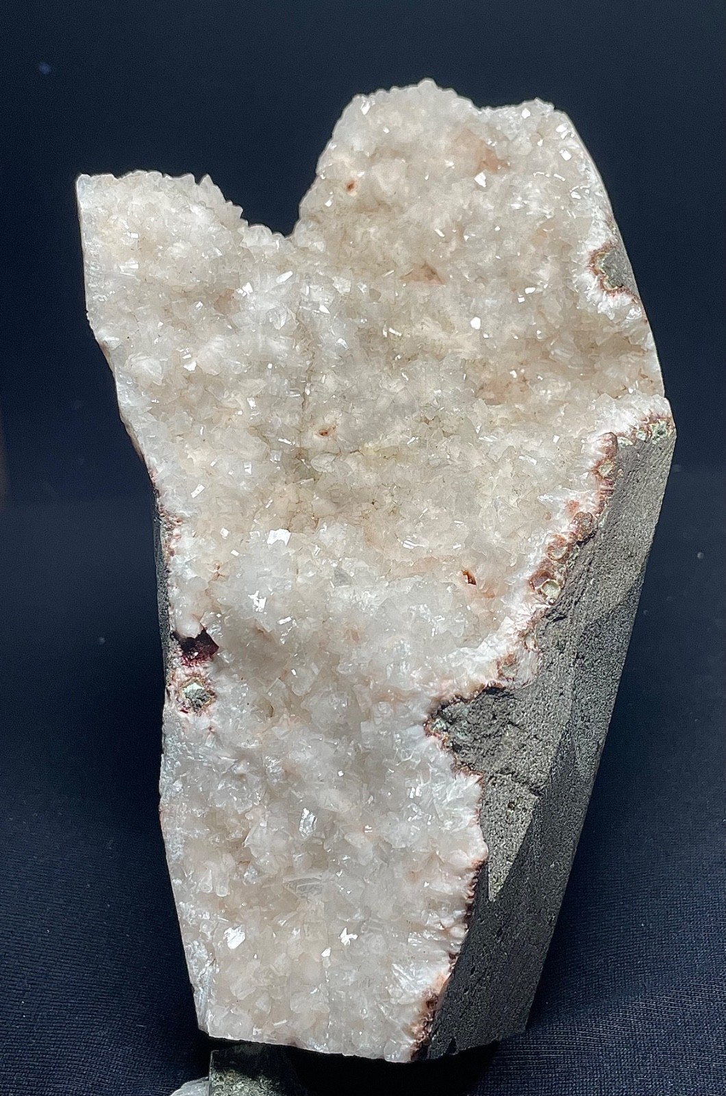 Natural pink heulandite geode cluster stunning mineral specimen 742 gr video
