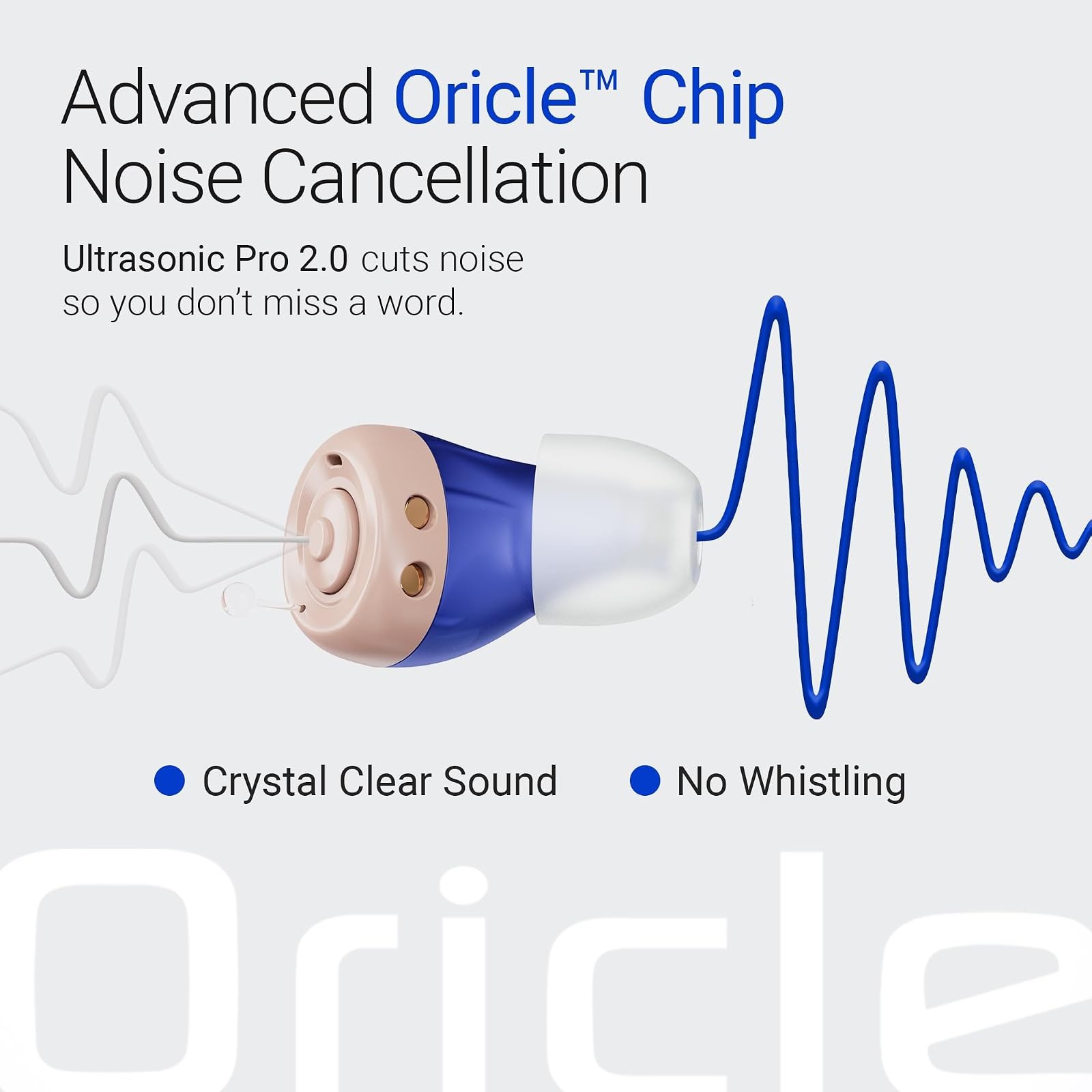 Oricle Standard 2.0 Hearing Aids for Seniors Noise Cancellation