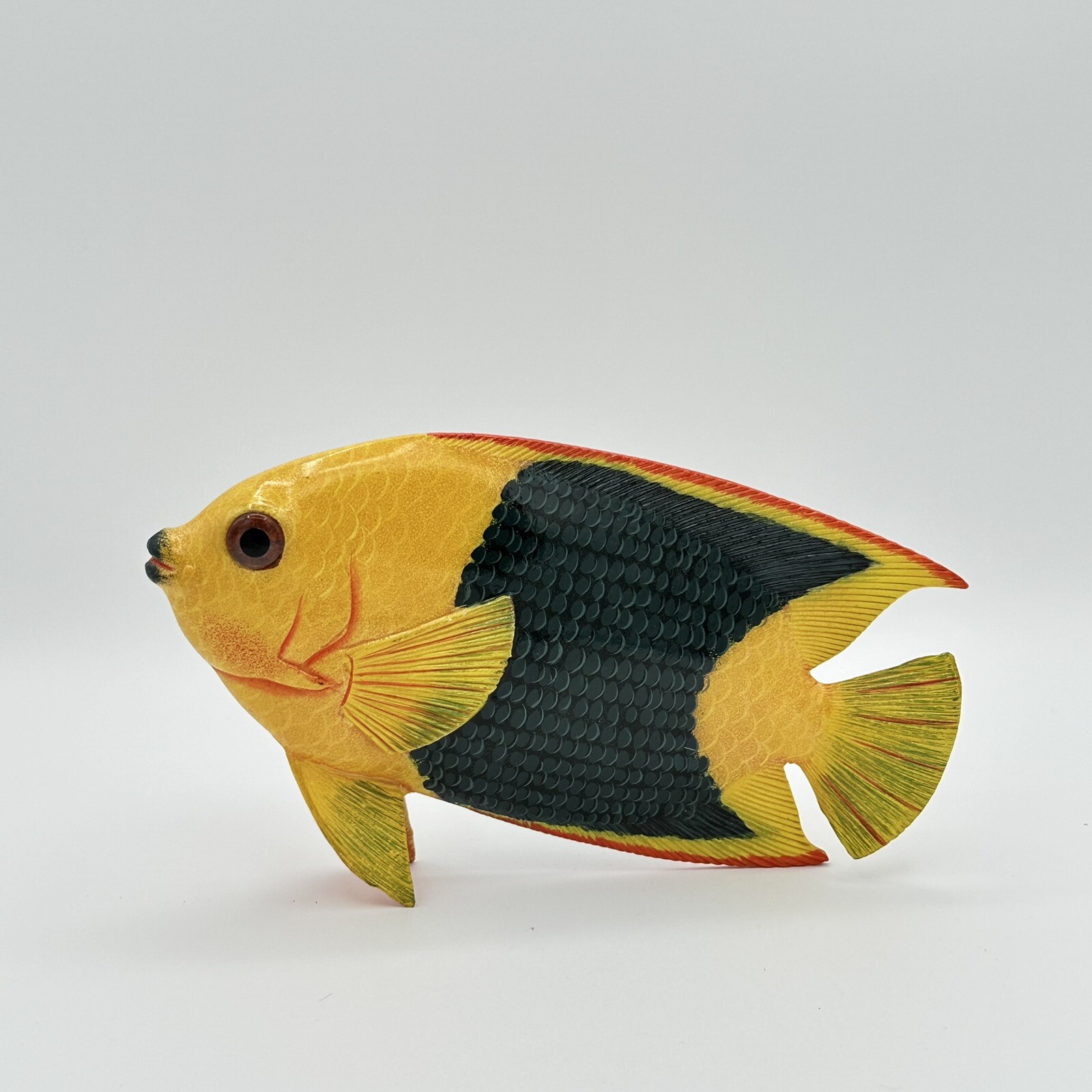 Decorative Self Standing Rock Beauty Angelfish Tropical Fish 8×5 Inch