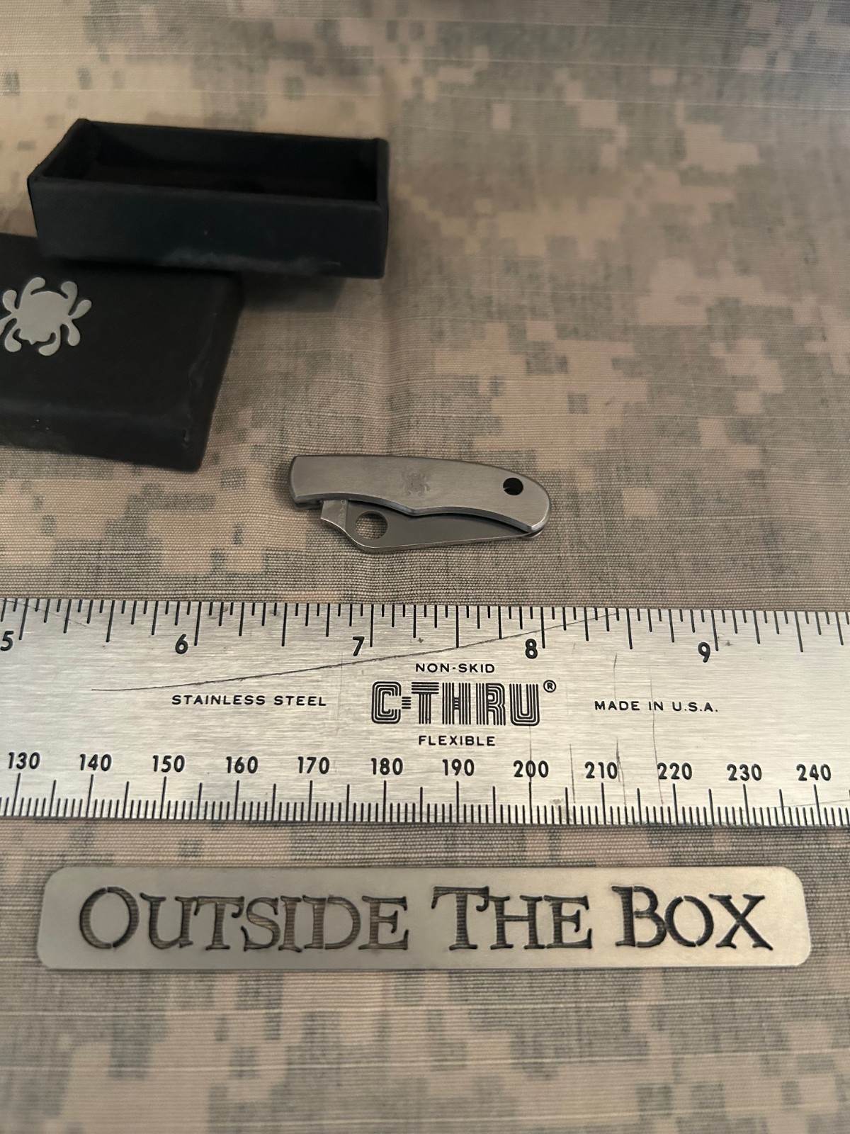 Spyderco Bug – Keychain EDC Folding Knife: 1.25″ 3Cr13 Steel Blade, 1.63″ Closed