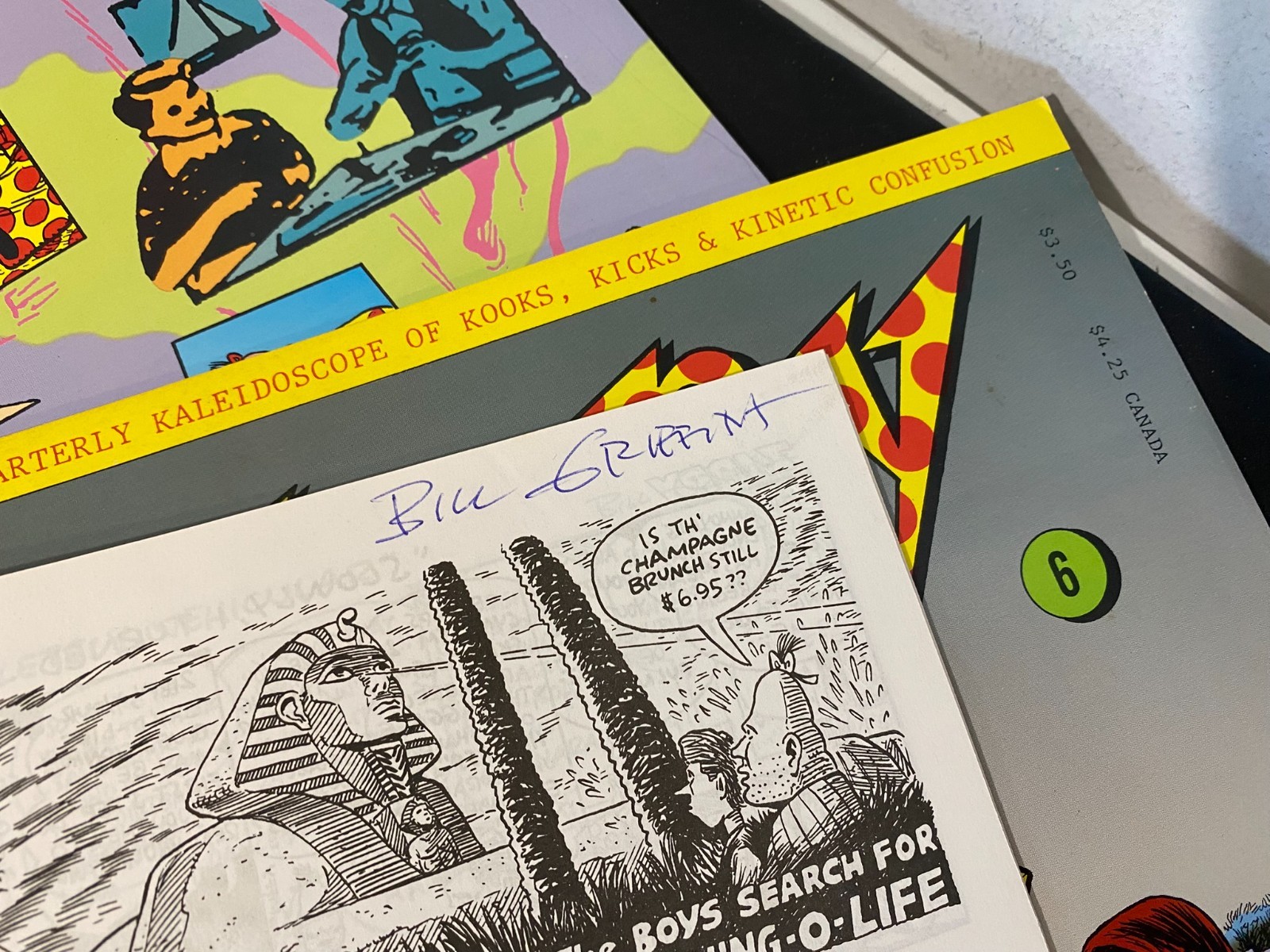 Zippy Comic Book lot Comics BILL GRIFFITH Fantagraphics Stories collection