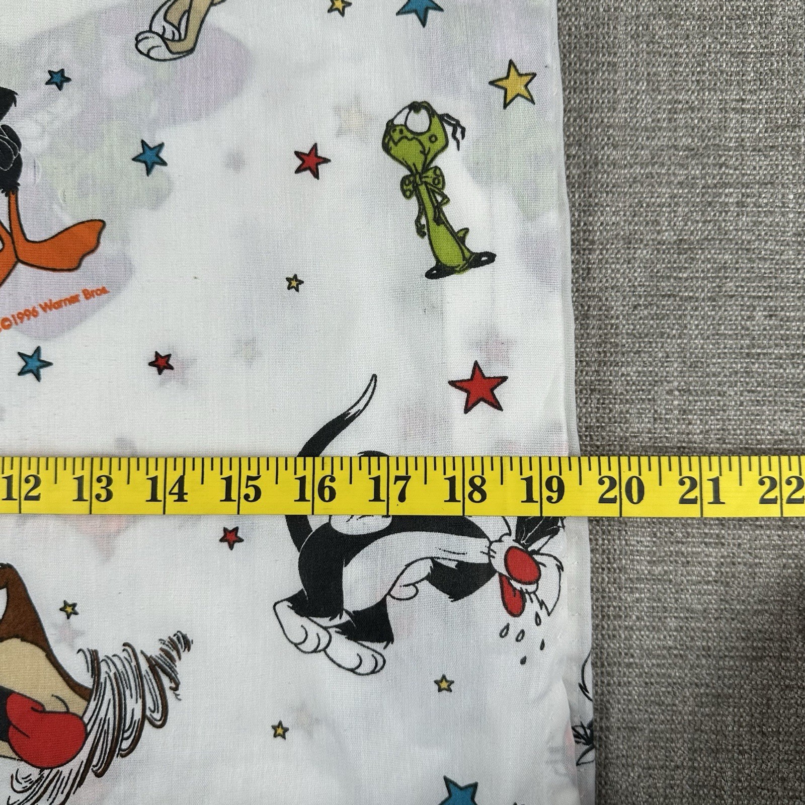 Space Jam 1996 Custom Curtain Valance Rod Pocket Bugs Bunny Daffy Lola READ