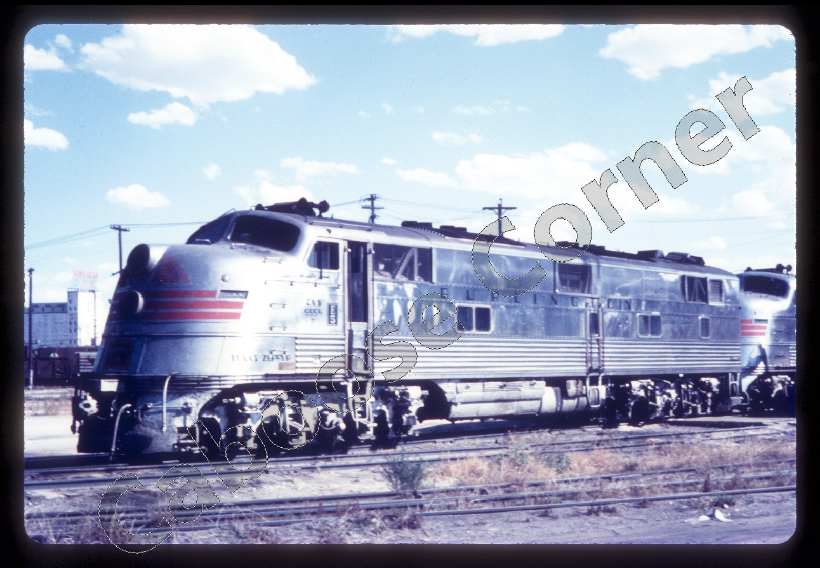 BN Burlington Northern Railroad 9954 GM-EMD E5A, 2000-hp 35mm Slide (9294)