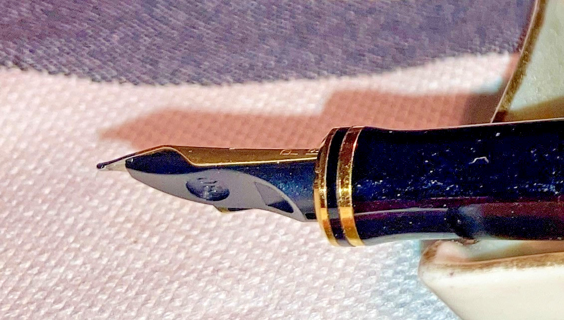 PARKER DUOFOLD CENTENNIAL Red Orange Fountain Pen-1990-18 Kt Nib #80-UK-New Cdn.