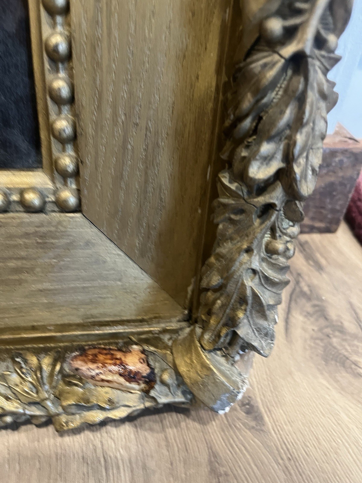 Antique Large Gold Gilt Picture Frame Gesso Victorian Rococo 31×24 16 X 22