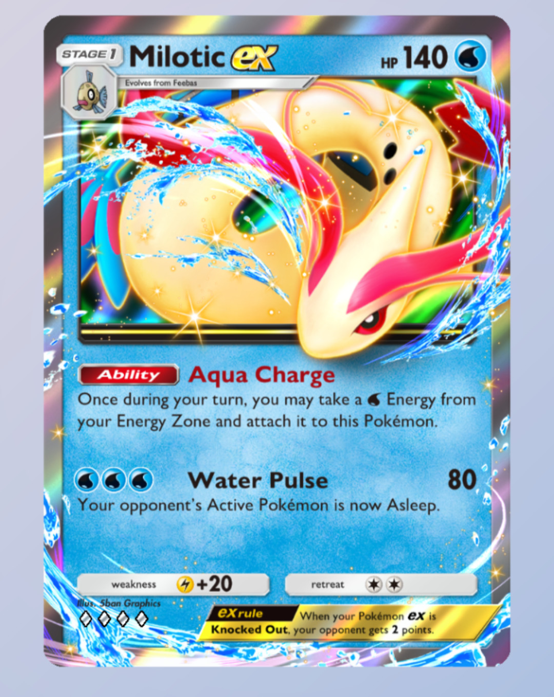 Pokemon TCG Pocket – Milotic ex 4◆ – Everyday Wonders – English