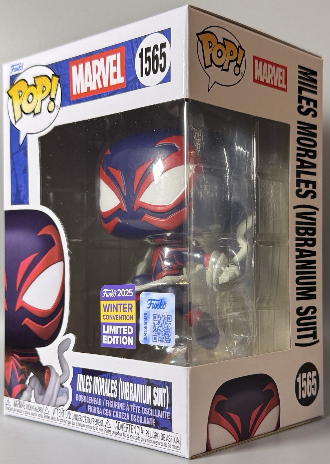 Funko Pop! Miles Morales (Vibranium Suit) (2025 Winter Convention) #1565