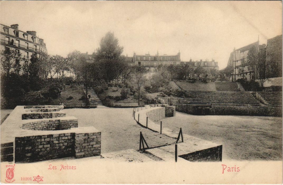 Old postcard Paris ed. K.E. 5e 10201 Les Arenes (926625)