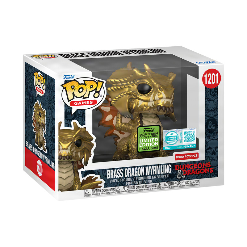 Dungeons & Dragons Funko Pop Brass Dragon Wyrmling LE 8000