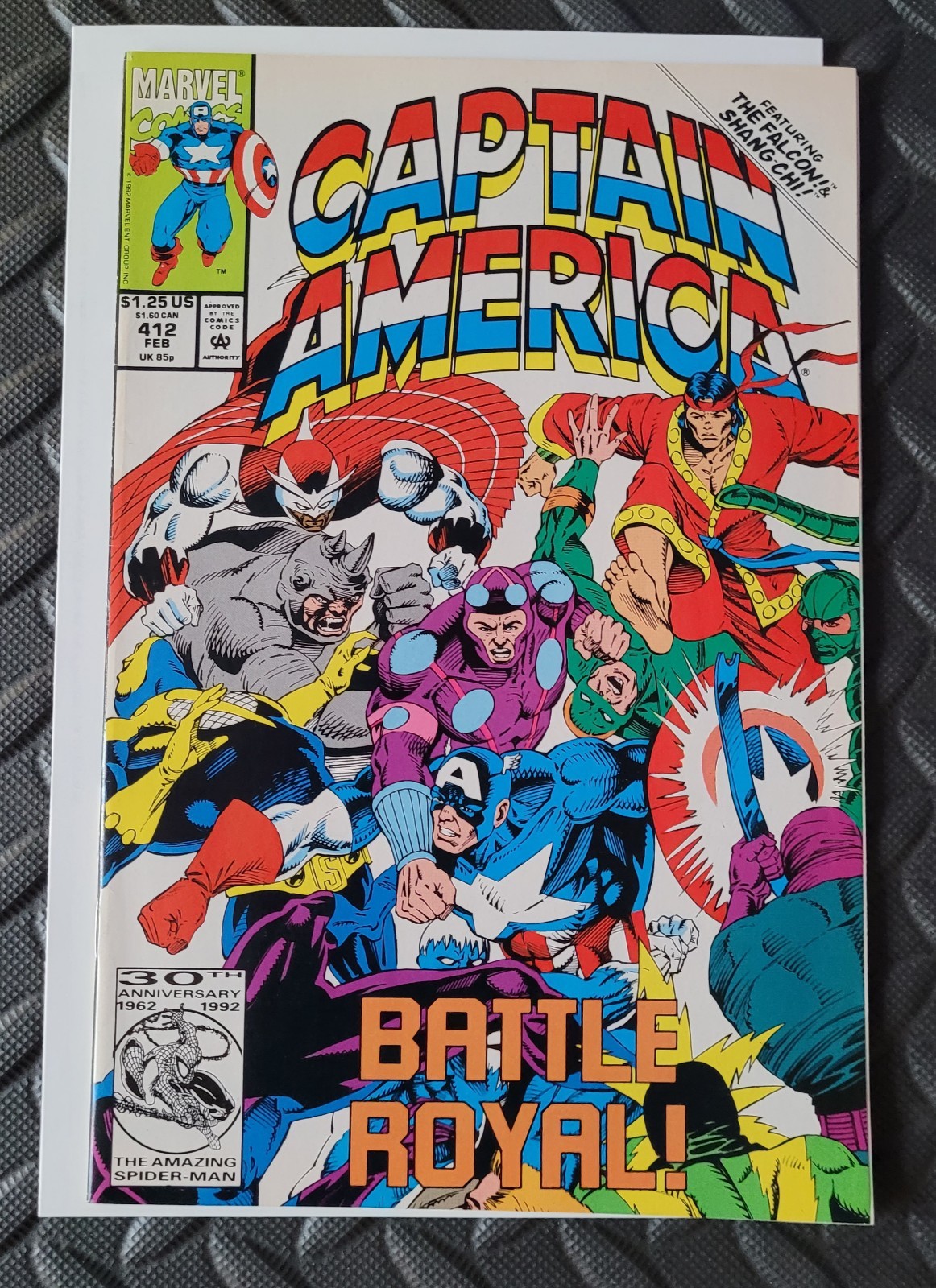 CAPTAIN AMERICA #408, 409, 411, 412 & 425 Vol 1 (Lot of 5) MARVEL 1992/93/94 VF