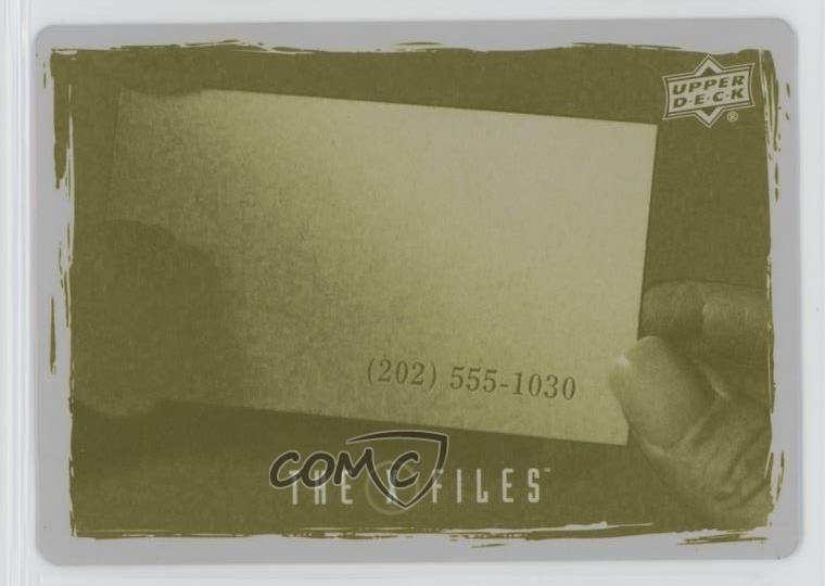 2025 The X-Files Government Conspiracies Edition Printing Plate Yellow 1/1 1g10