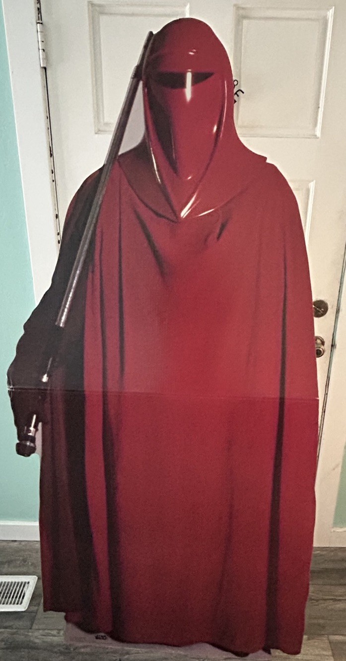 Star Wars Emperor’s Red Royal Guard Cardboard Standee 1995 Store Front Authentic