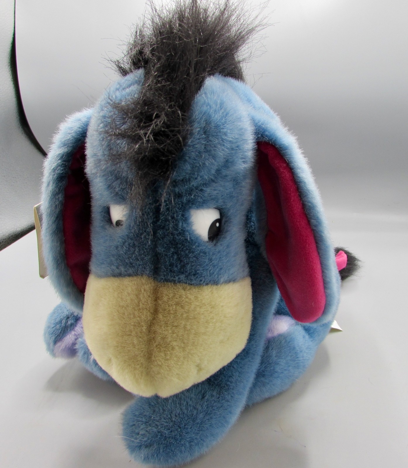 Disney Store Eeyore 12 Inch Pink Bow on Tail Winnie The Pooh