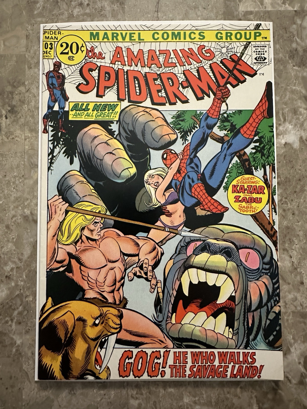 Amazing Spiderman #103 VF- 7.5 (Marvel Comics 1972)