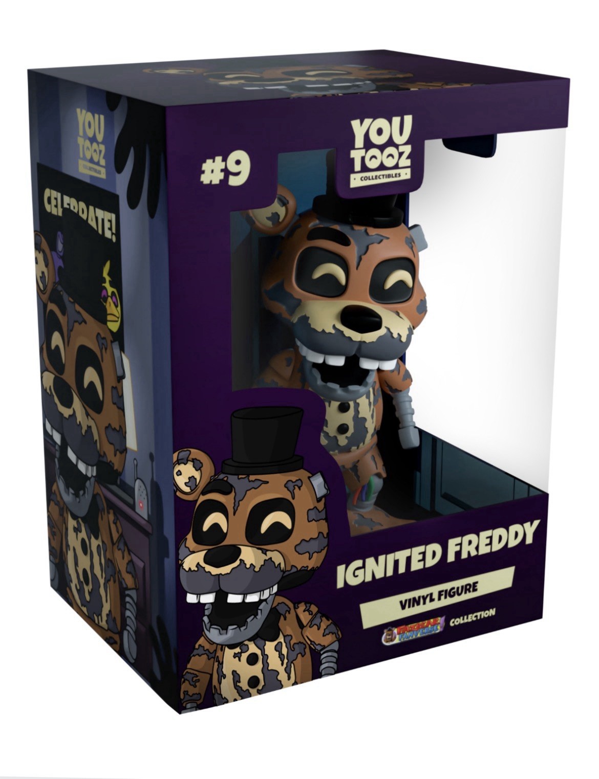 Youtooz #09 Ignited Freddy Vinyl Collectible Figurine SOLDOUT