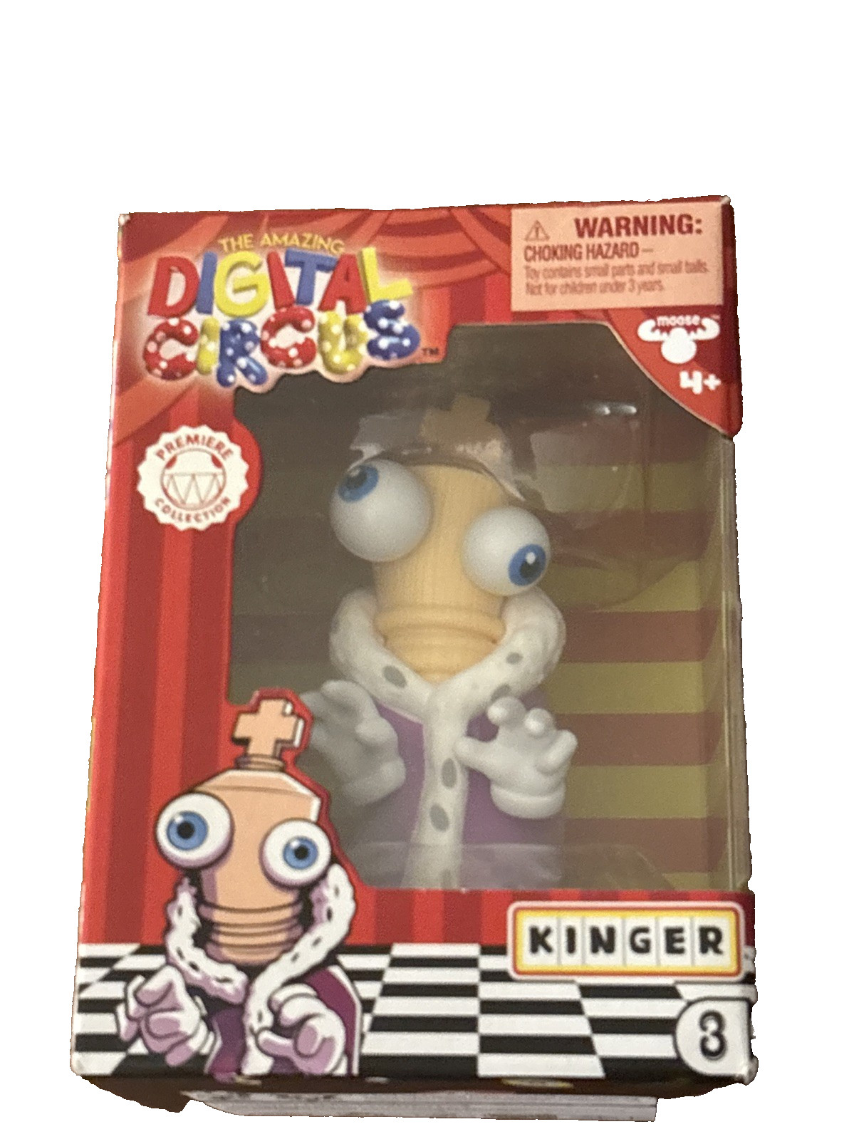 Kinger Amazing Digital Circus TADC Moose Toys Encore Collection 4″ Figure NEW