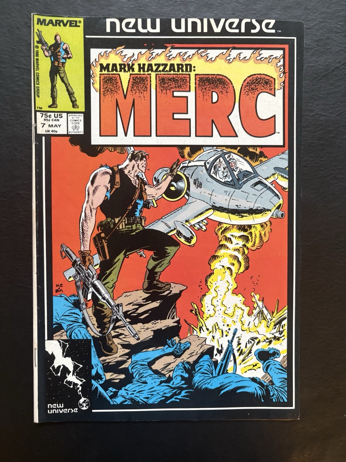 Mark Hazzard Merc #7 Marvel Comic Book 1987