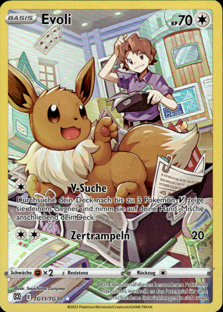 Pokemon TCG Eevee Radiant Stars TG11 Souichirou Gunjima