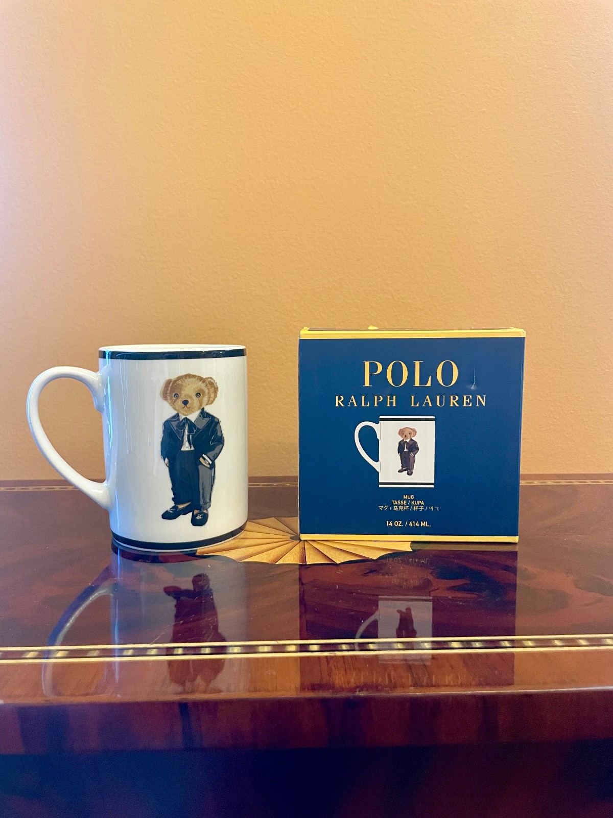 NEW Tuxedo Polo Bear Mug