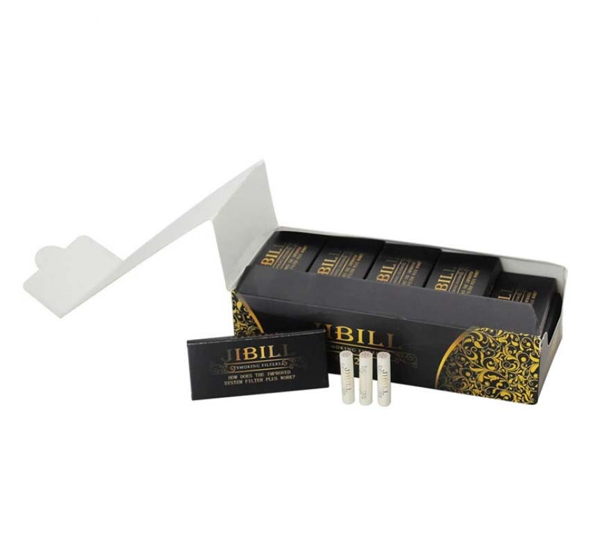 Jibill 250 Pcs/lot 9mm Activated Carbon Filter For Tobacco Smoking Pipe
