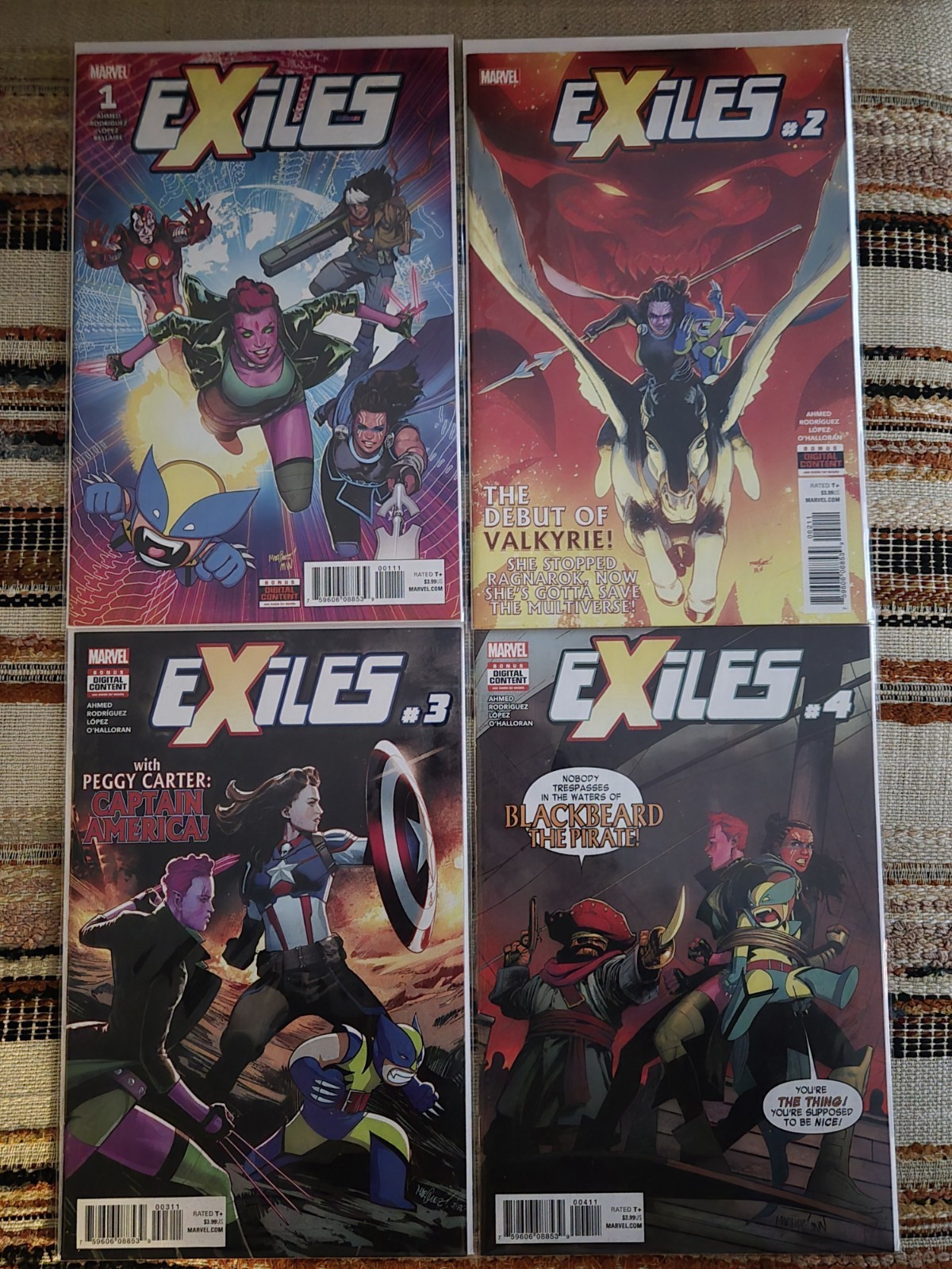 Exiles 2018 1-12 NM 1st Peggy Carter Captain America Marvel Comics Lot